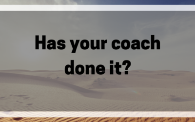 Has your coach done it?